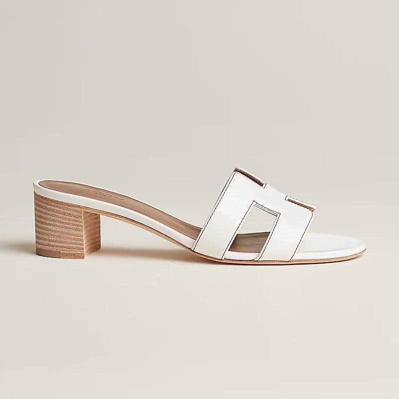 Giày Hermes Oasis Sandal Nữ Trắng